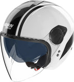 Casco Urban Commuting Para Moto Nolan N20-2 Visor Blanco / Negro Dolce Vita 348 Talla M