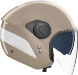 Casco Urban Commuting Para Moto Nolan N20-2 Visor Arena / Blanco Dolce Vita 350 Talla Xxl