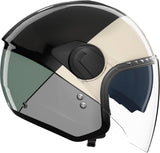 Urban Commuting Motorcycle Helmet Nolan N20-2 Visor Black / Red / Anthracite / White Blocco 354 Size M